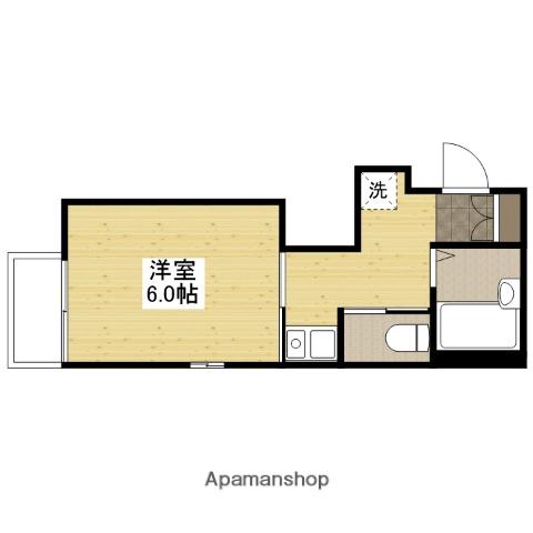 ジェフ・メノー(1K/2階)の間取り写真