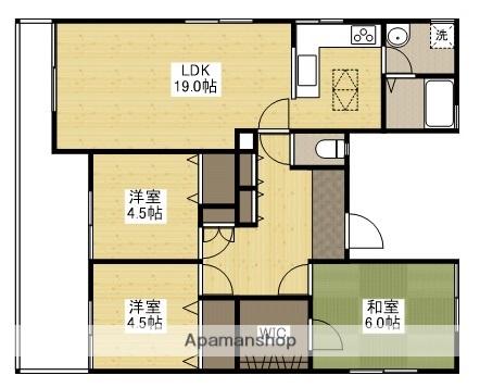 ニムラコーポⅡ(3LDK/1階)の間取り写真
