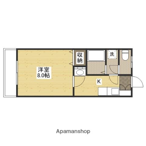 コンフォート和泉(1K/2階)の間取り写真