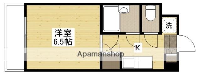 フェニックス保田(1K/3階)の間取り写真