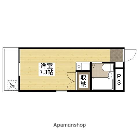 リーガルフォーラム(ワンルーム/1階)の間取り写真