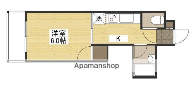 STビルNO.13(1K/3階)の間取り写真