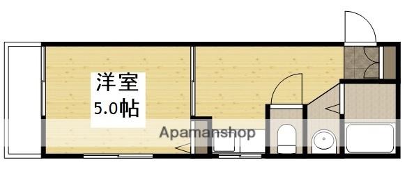 第2OSビル(1K/2階)の間取り写真