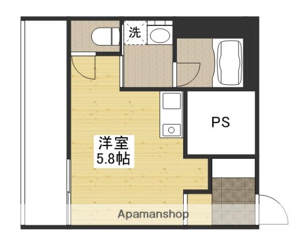 NOKOⅡ(ワンルーム/5階)の間取り写真