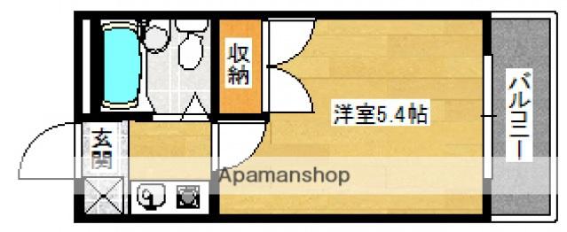 カーサ向洋(1K/1階)の間取り写真