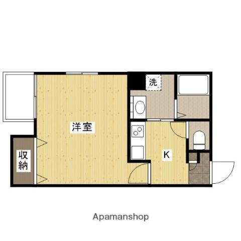 マインアムレット広瀬北(1K/3階)の間取り写真