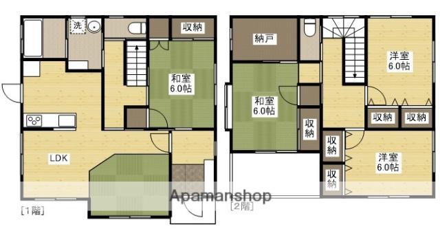 アストラムライン 西原駅(広島) 徒歩17分 2階建 築16年(5SLDK)の間取り写真