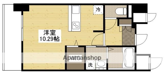 エネピア大手町(ワンルーム/11階)の間取り写真
