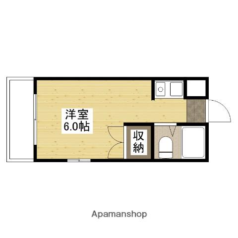 エムケー千田(ワンルーム/3階)の間取り写真