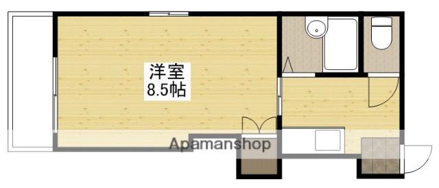 藤澤ビル(1K/4階)の間取り写真