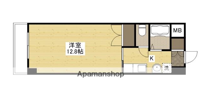 セイミツビル(1K/2階)の間取り写真