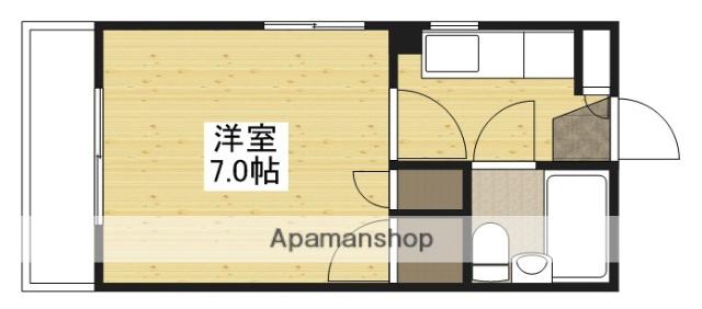 第3松岡ビル(1K/2階)の間取り写真