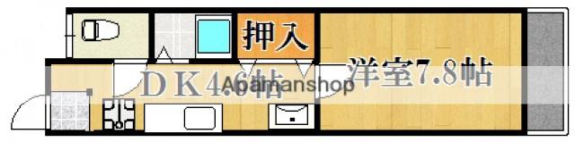 イル・ソーレ中野東駅前(1DK/2階)の間取り写真