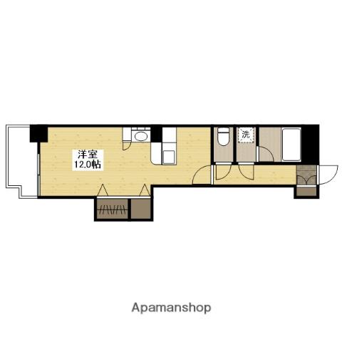 フォーラム牛田本町(ワンルーム/5階)の間取り写真