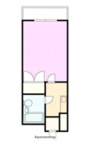 FLEECEビル(1K/2階)の間取り写真