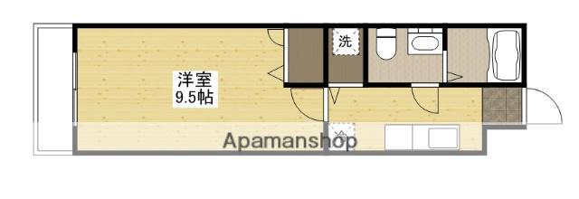 デルタ幟町(1K/2階)の間取り写真