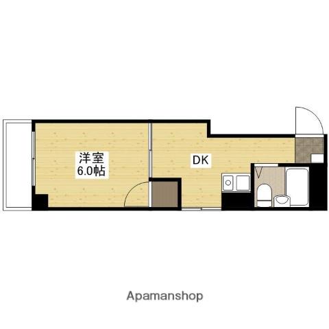 清和十日市(1DK/2階)の間取り写真