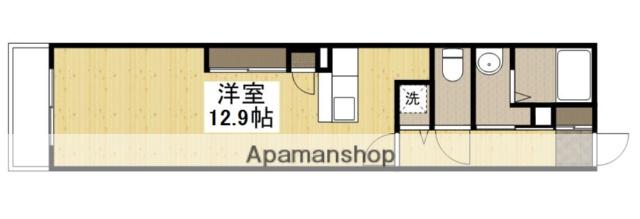 ベルパッソ十日市(ワンルーム/5階)の間取り写真