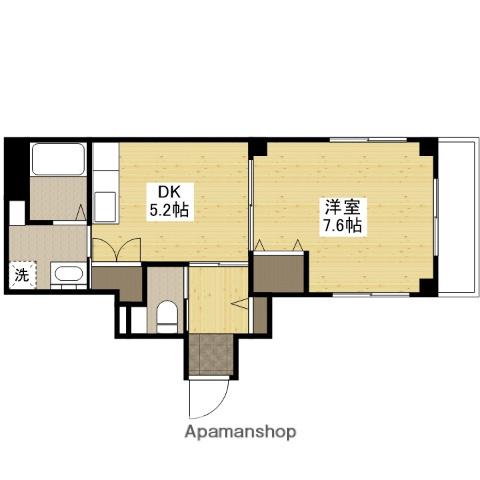 レトアヤマヤ(1DK/2階)の間取り写真