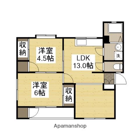 いづみマンション(2LDK/3階)の間取り写真