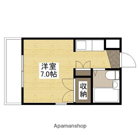キングスコート(ワンルーム/1階)の間取り写真