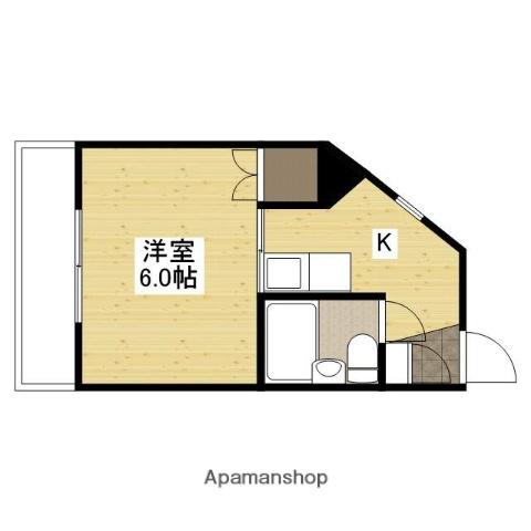 PETIT PAS天満(1K/4階)の間取り写真