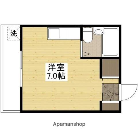 大田ビル(ワンルーム/3階)の間取り写真