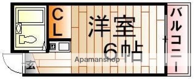 リーガルポイント(ワンルーム/7階)の間取り写真