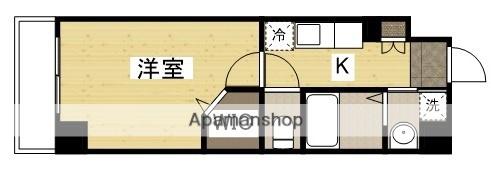 LEGEND PALACE(1K/4階)の間取り写真