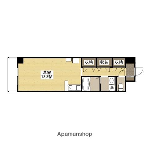 LE CHAT 壱番館(ワンルーム/5階)の間取り写真