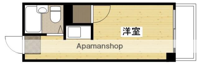 ロビンマンション(ワンルーム/5階)の間取り写真