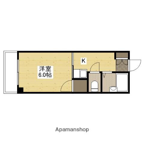 リバーシティ五日市(1K/3階)の間取り写真