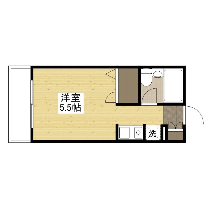 メゾン・ド・セレニテ(ワンルーム/5階)の間取り写真