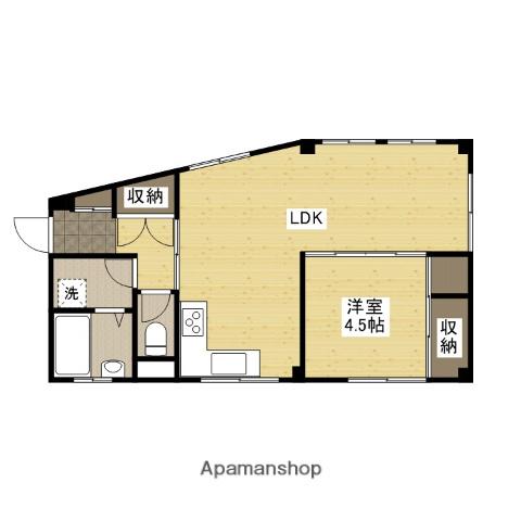 リスタ落合(1LDK/3階)の間取り写真