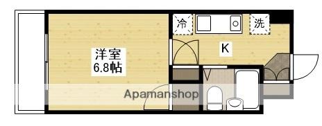 クルーズマンション(1K/5階)の間取り写真