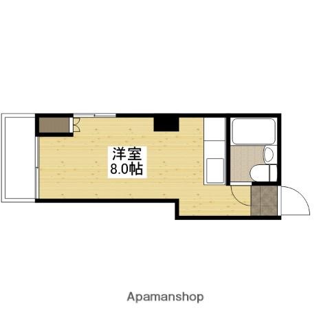 第1原田ビル(ワンルーム/2階)の間取り写真