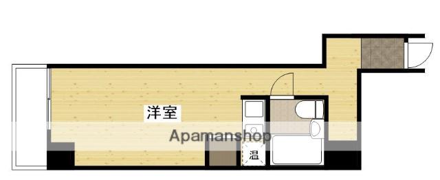チュリス新八丁堀(ワンルーム/4階)の間取り写真
