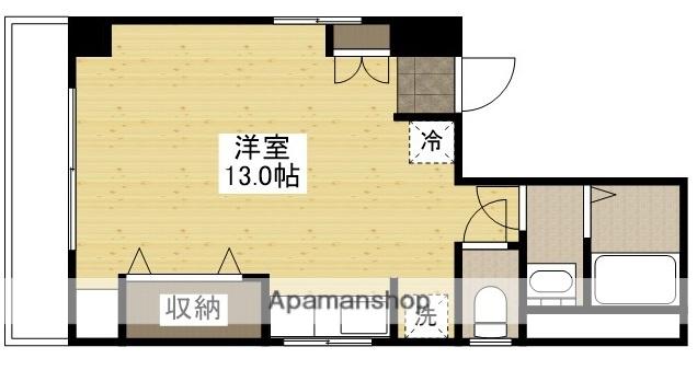 榎崎的場ビル(ワンルーム/5階)の間取り写真