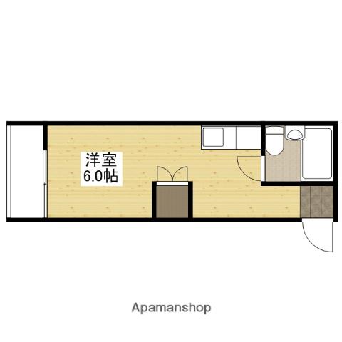 LUCIR十日市(ワンルーム/1階)の間取り写真