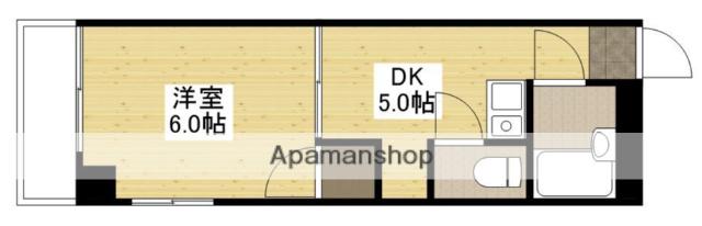 MY LITTLE MAISON(1DK/7階)の間取り写真