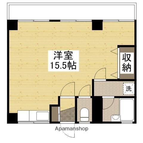 第1松本ビル(ワンルーム/5階)の間取り写真