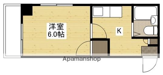 キョーワビル(1K/4階)の間取り写真