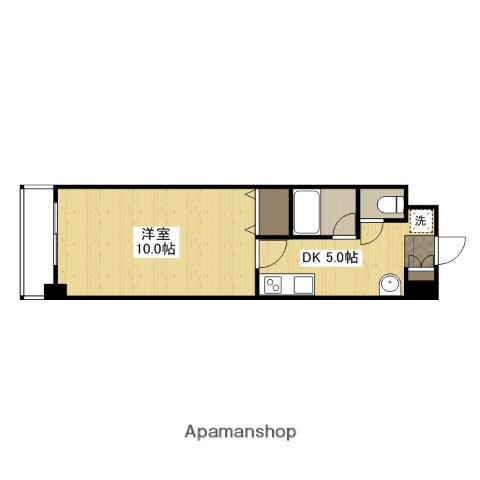 ラフィーネN(1DK/5階)の間取り写真