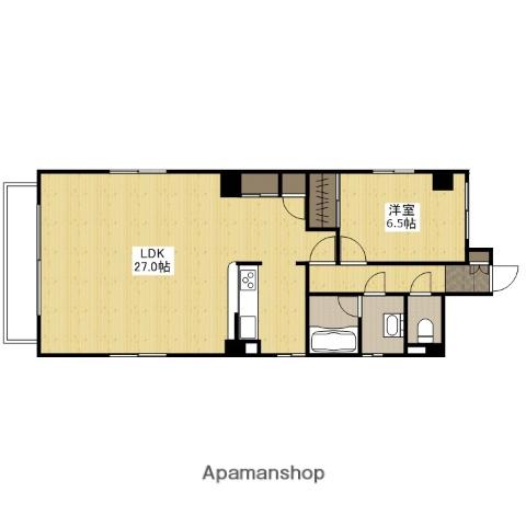 KITAYAMA.BLDG(1LDK/9階)の間取り写真