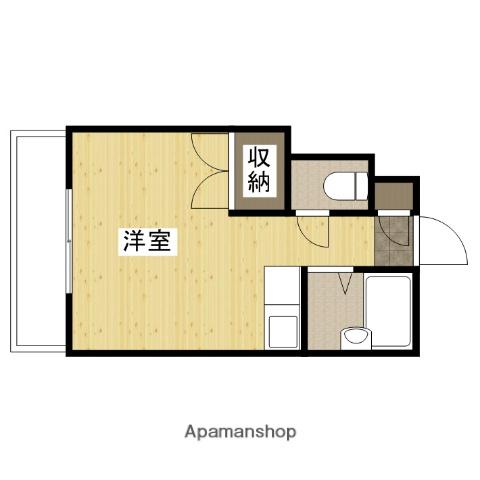 ラ・ヴォール国泰寺(ワンルーム/5階)の間取り写真