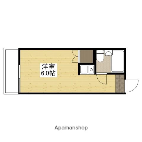 プレアール曙(ワンルーム/2階)の間取り写真