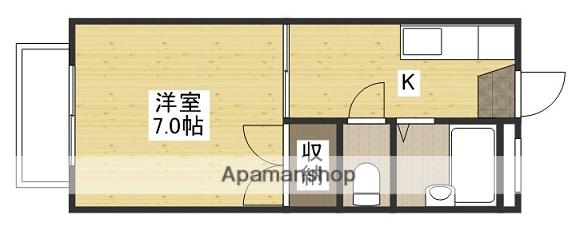 サマックスアコールグラン(1K/2階)の間取り写真