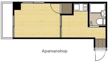 Sビル本川(1K/5階)の間取り写真