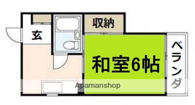 SS栄ビル(1K/3階)の間取り写真