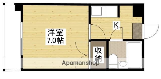 第2古田ビル(1K/3階)の間取り写真